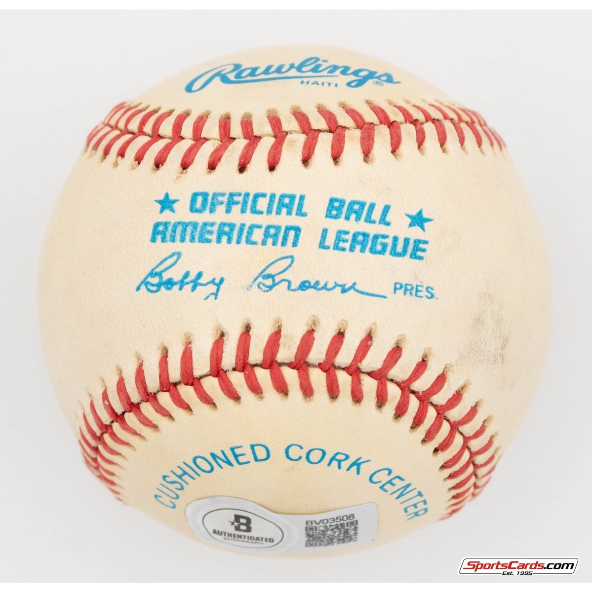 Hal Newhouser Single Signed Autographed Baseball BAS