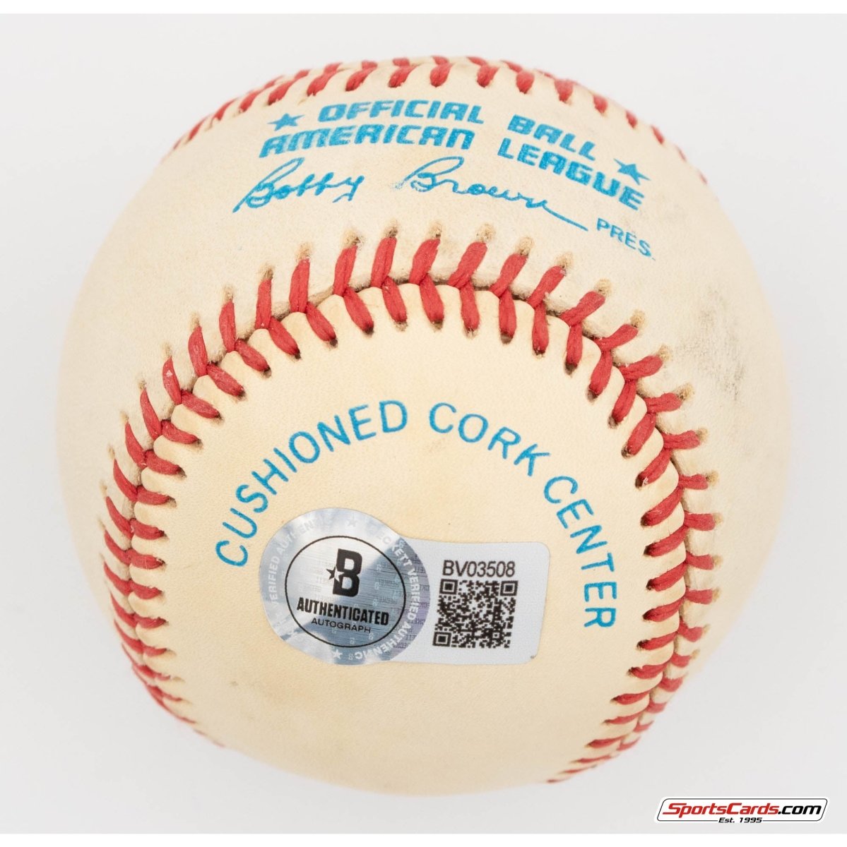 Hal Newhouser Single Signed Autographed Baseball BAS