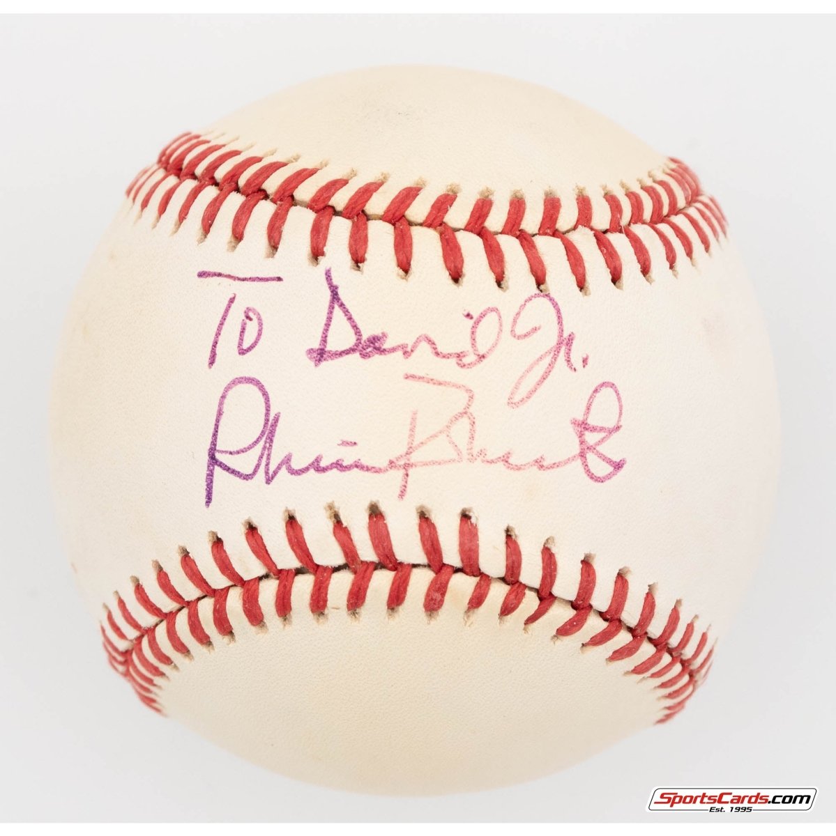 Robin Roberts Single Signed Autographed Baseball BAS