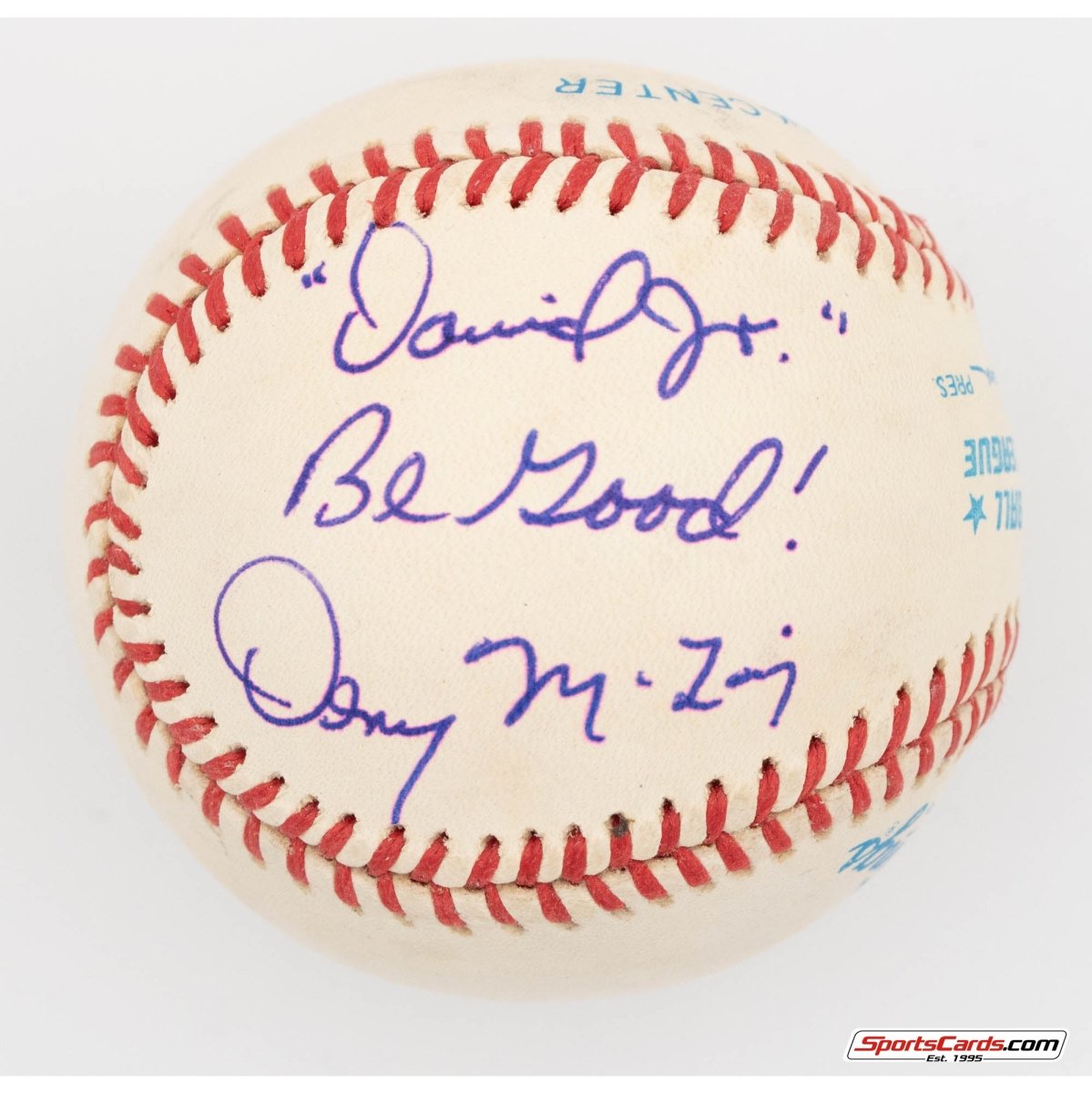 Denny McLain Single Signed Autographed Baseball BAS