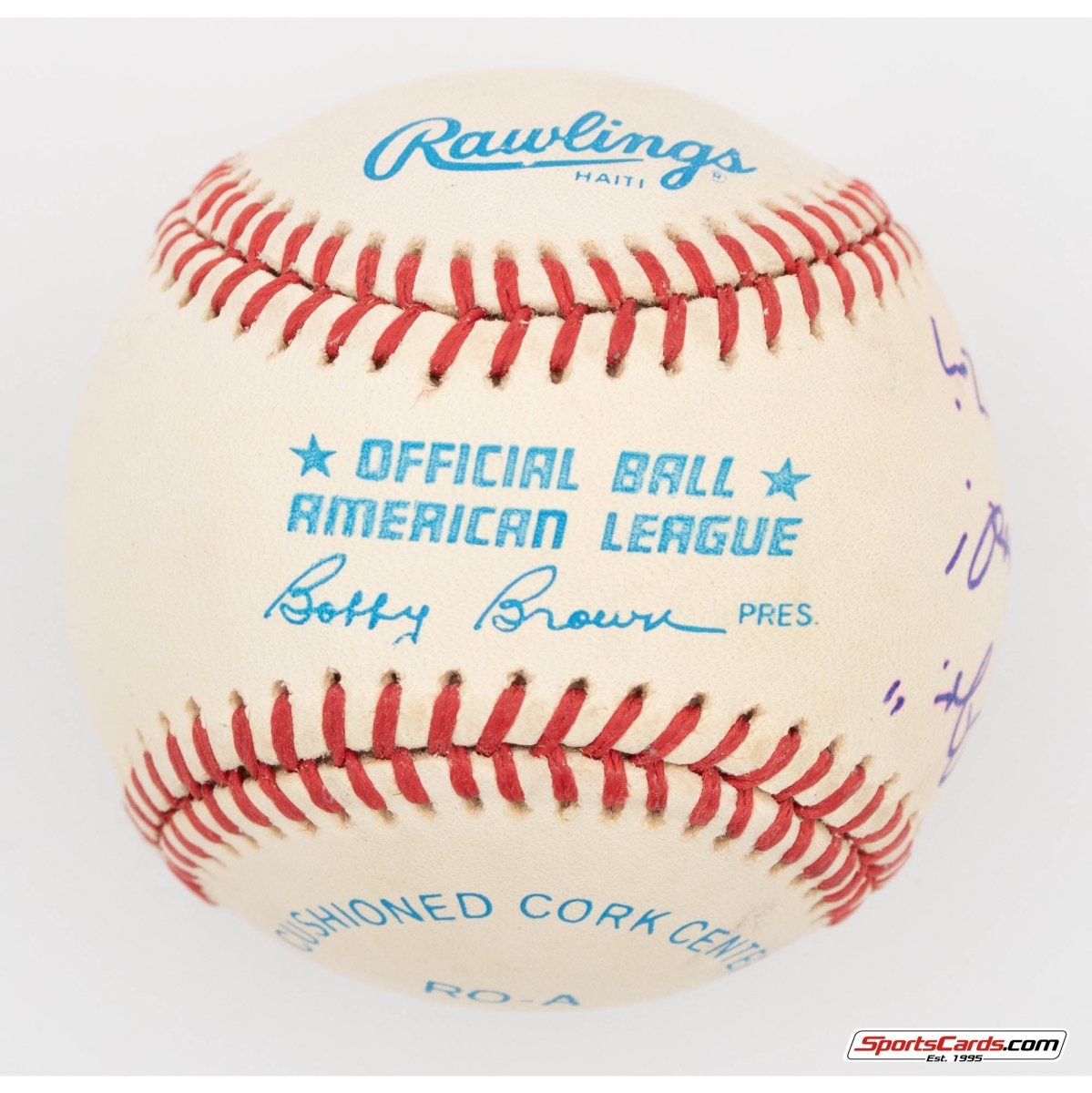 Denny McLain Single Signed Autographed Baseball BAS