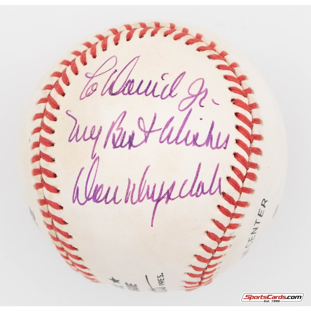 Don Drysdale Single Signed Autographed Baseball BAS
