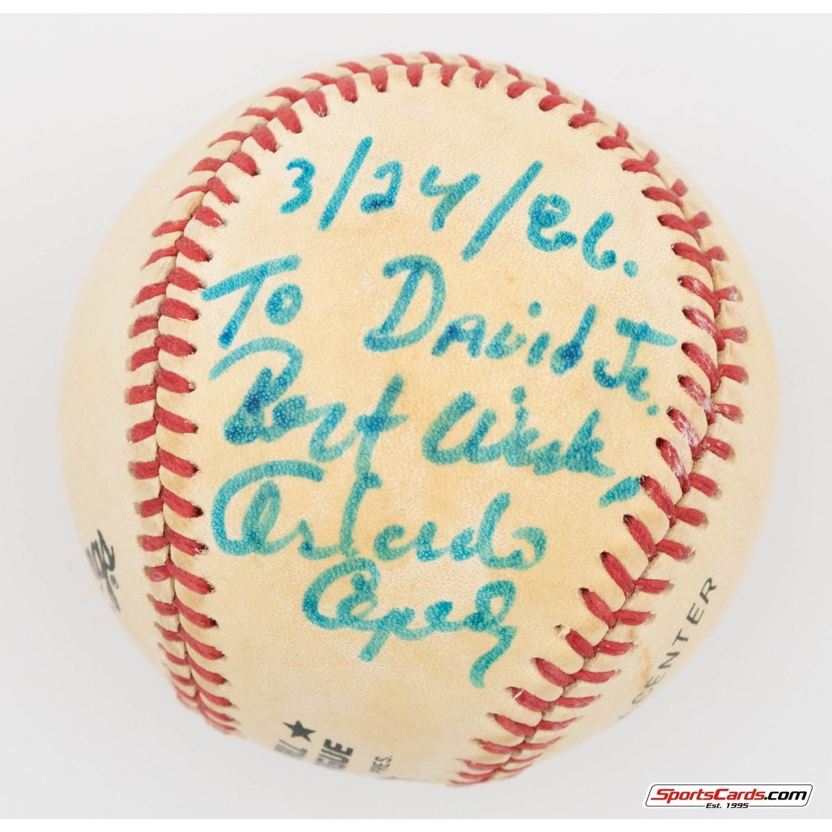 Orlando Cepeda Single Signed Autographed Baseball BAS