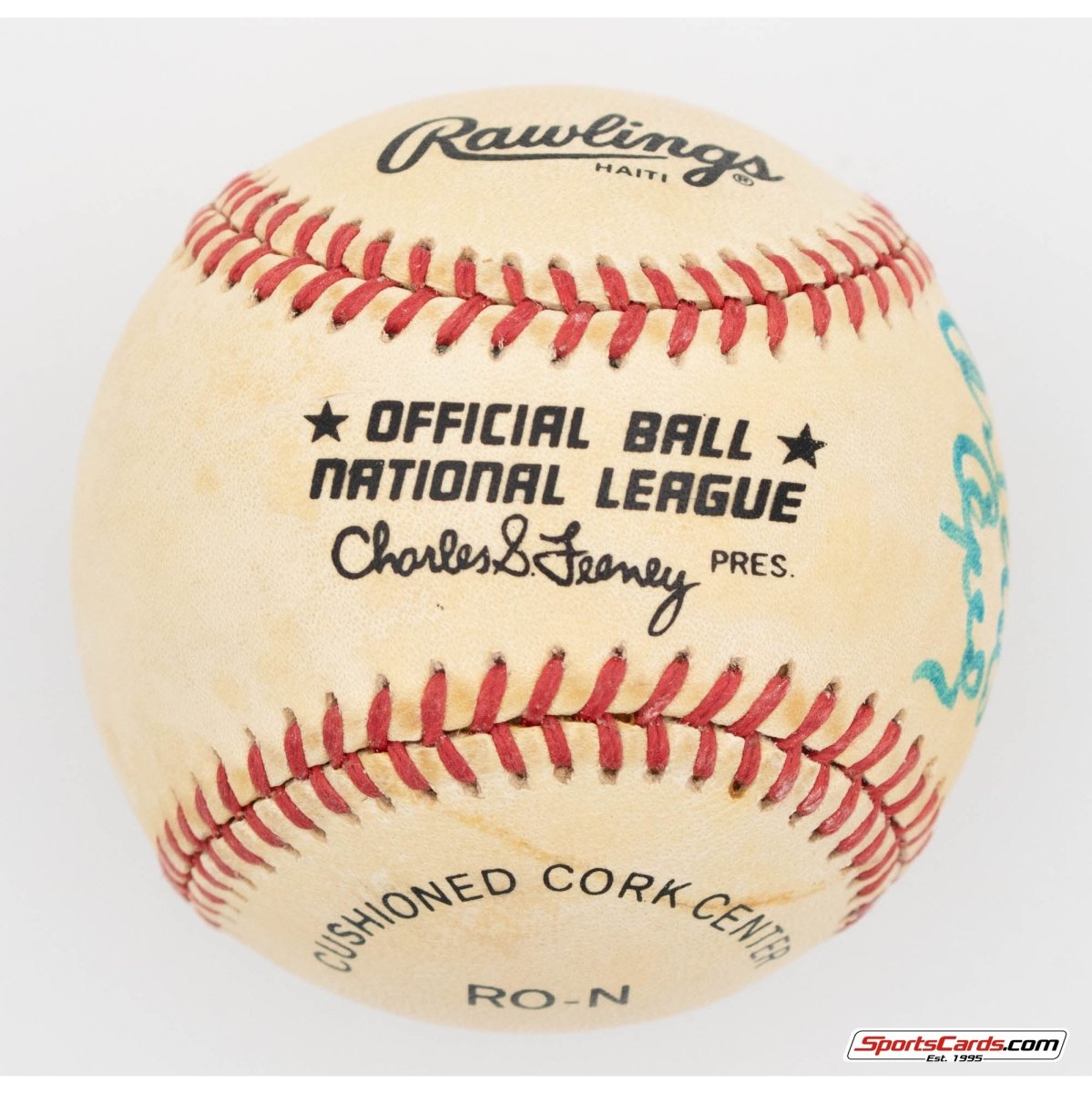 Orlando Cepeda Single Signed Autographed Baseball BAS