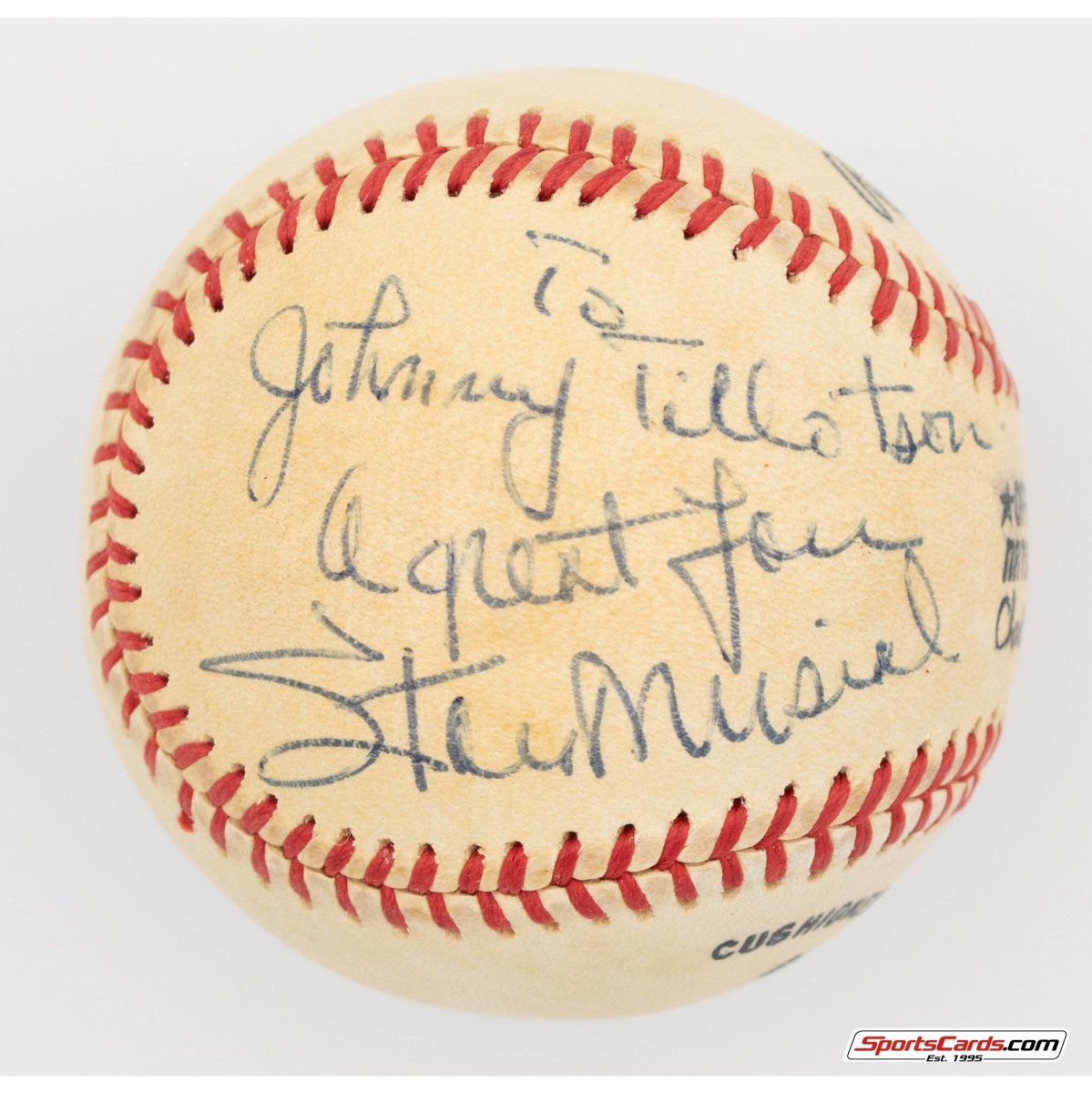 Stan Musial Single Signed Autographed Baseball BAS