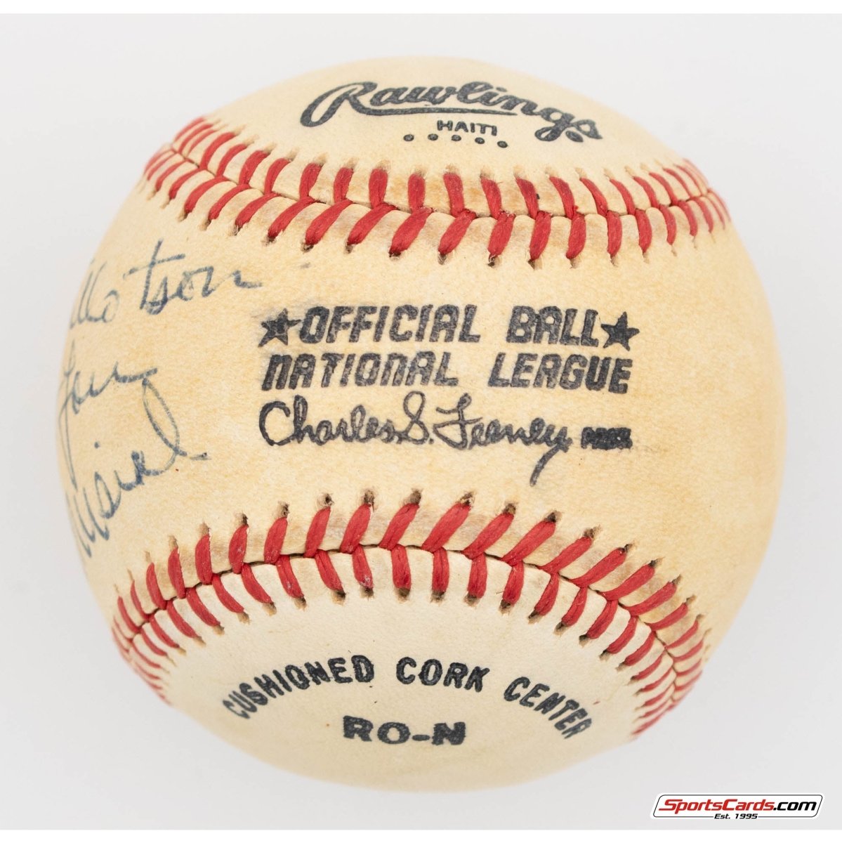 Stan Musial Single Signed Autographed Baseball BAS