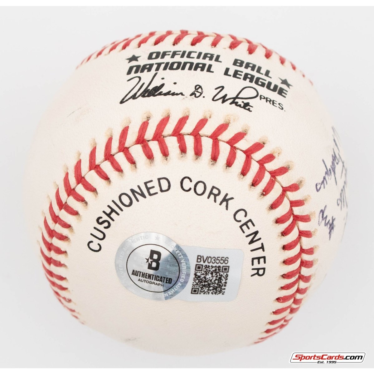 Maury Wills #30 LA Dodgers&quot;  Single Signed Autographed Baseball BAS