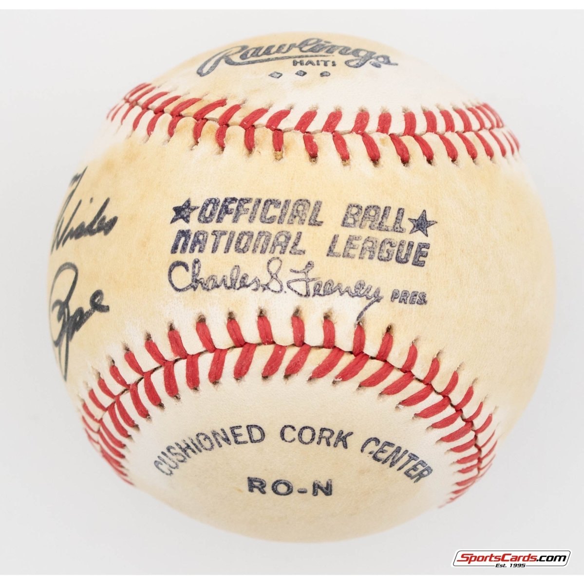 Pete Rose Single Signed Autographed Baseball BAS