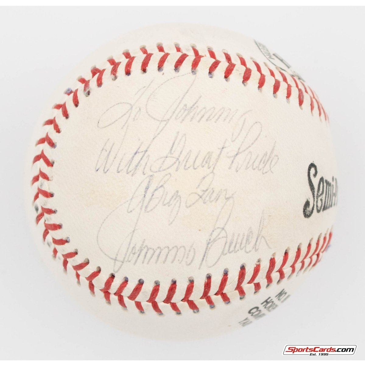 Johnny Bench Single Signed Autographed Baseball BAS