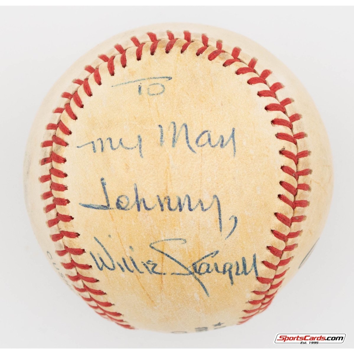 Willie Stargell Single Signed Autographed Baseball BAS