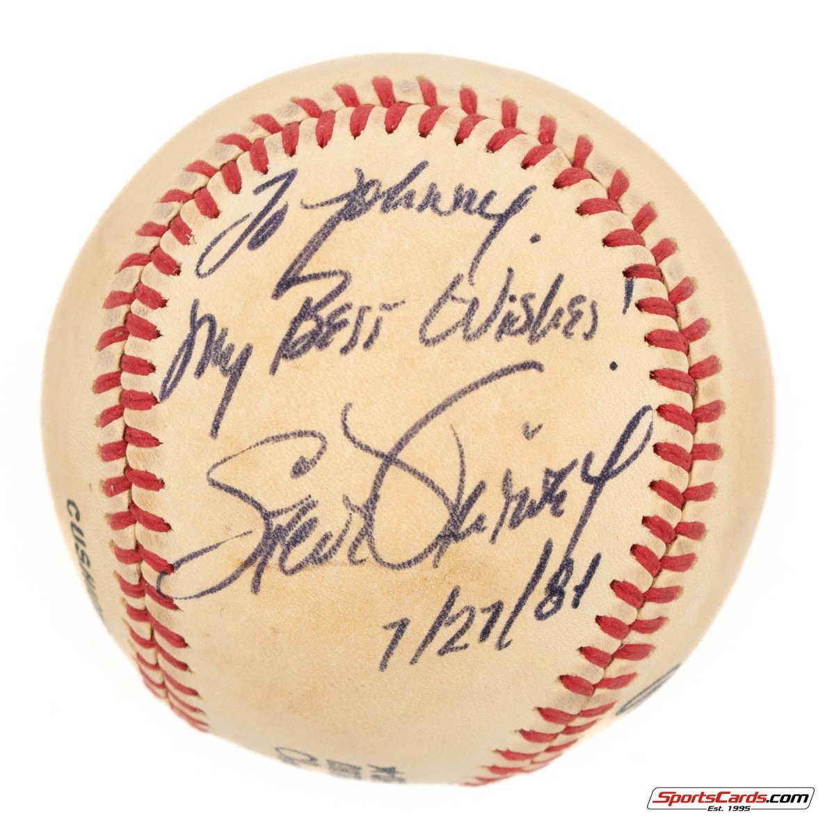 Steve Garvey Single Signed Autographed Baseball BAS