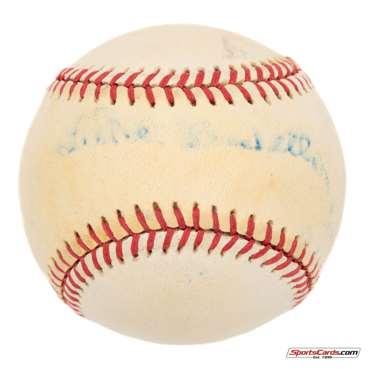 Luke Sewell Single Signed Autographed Baseball BAS