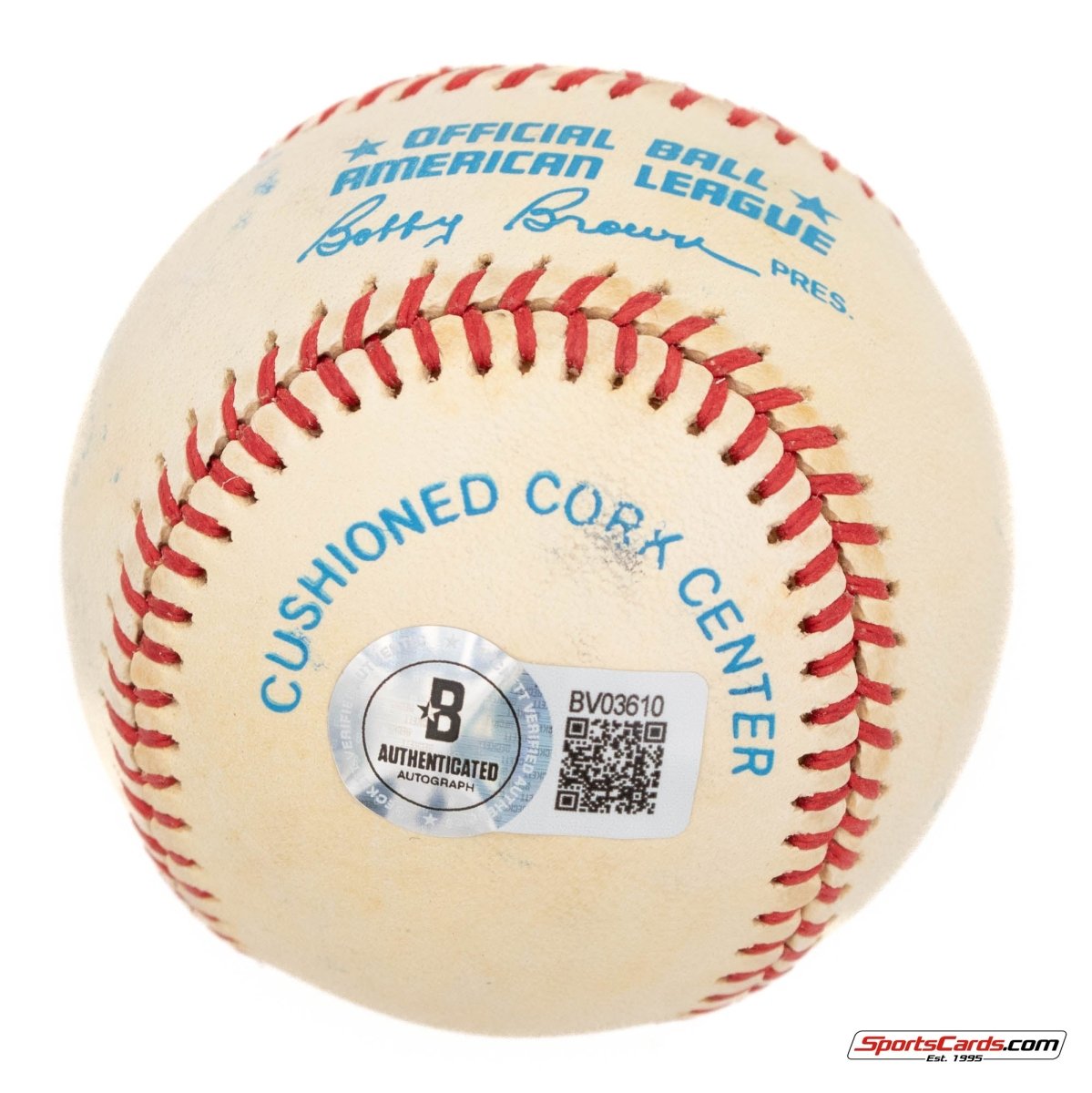 Luke Sewell Single Signed Autographed Baseball BAS