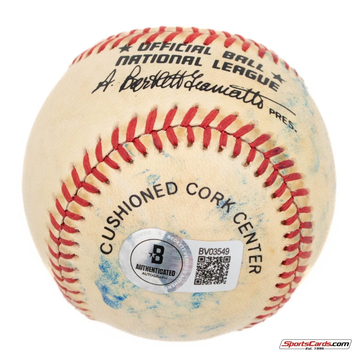 Peter Ueberroth Single Signed Autographed Baseball BAS - MLB Commissioner