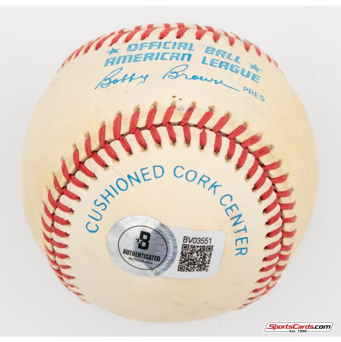 Denny McLain Single Signed Autographed Baseball BAS