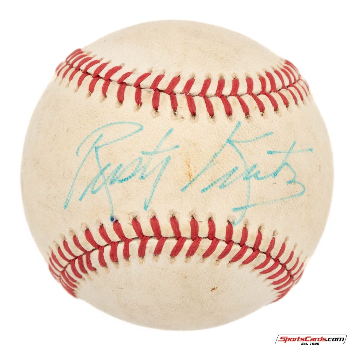 Rusty Kuntz Single Signed Autographed Baseball BAS