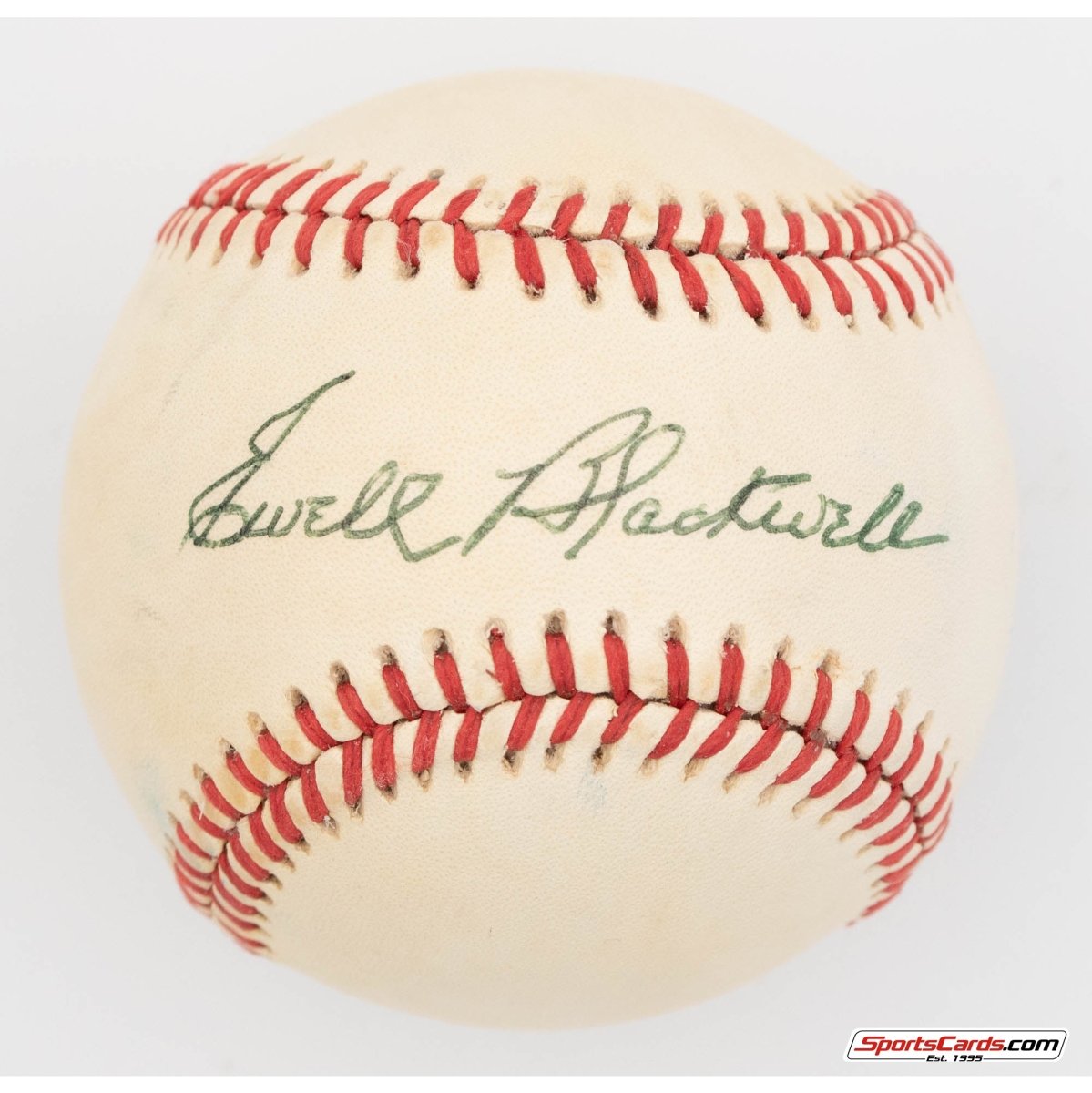 Ewell Blackwell (d.1996) Single Signed Autographed Baseball BAS