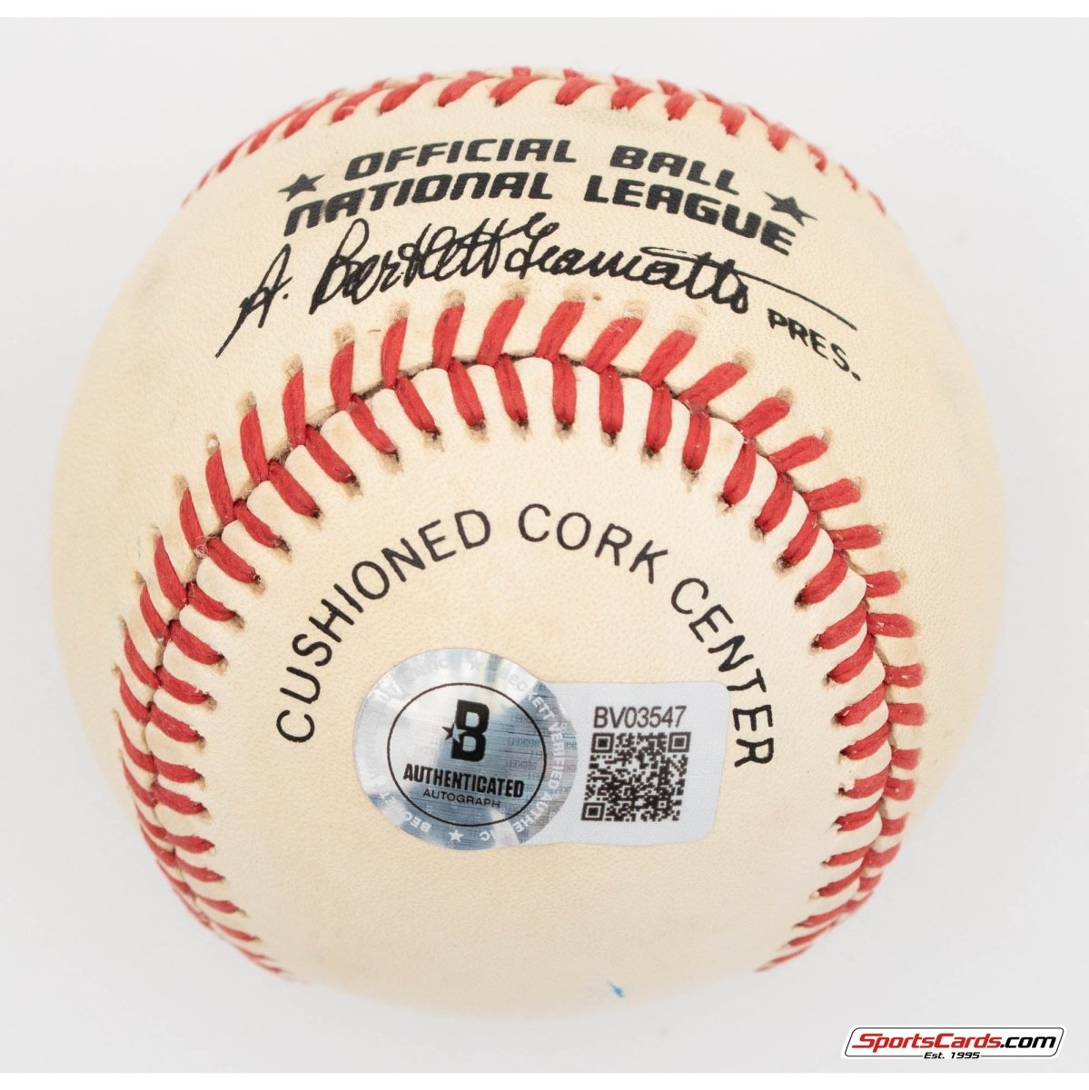 Ewell Blackwell (d.1996) Single Signed Autographed Baseball BAS