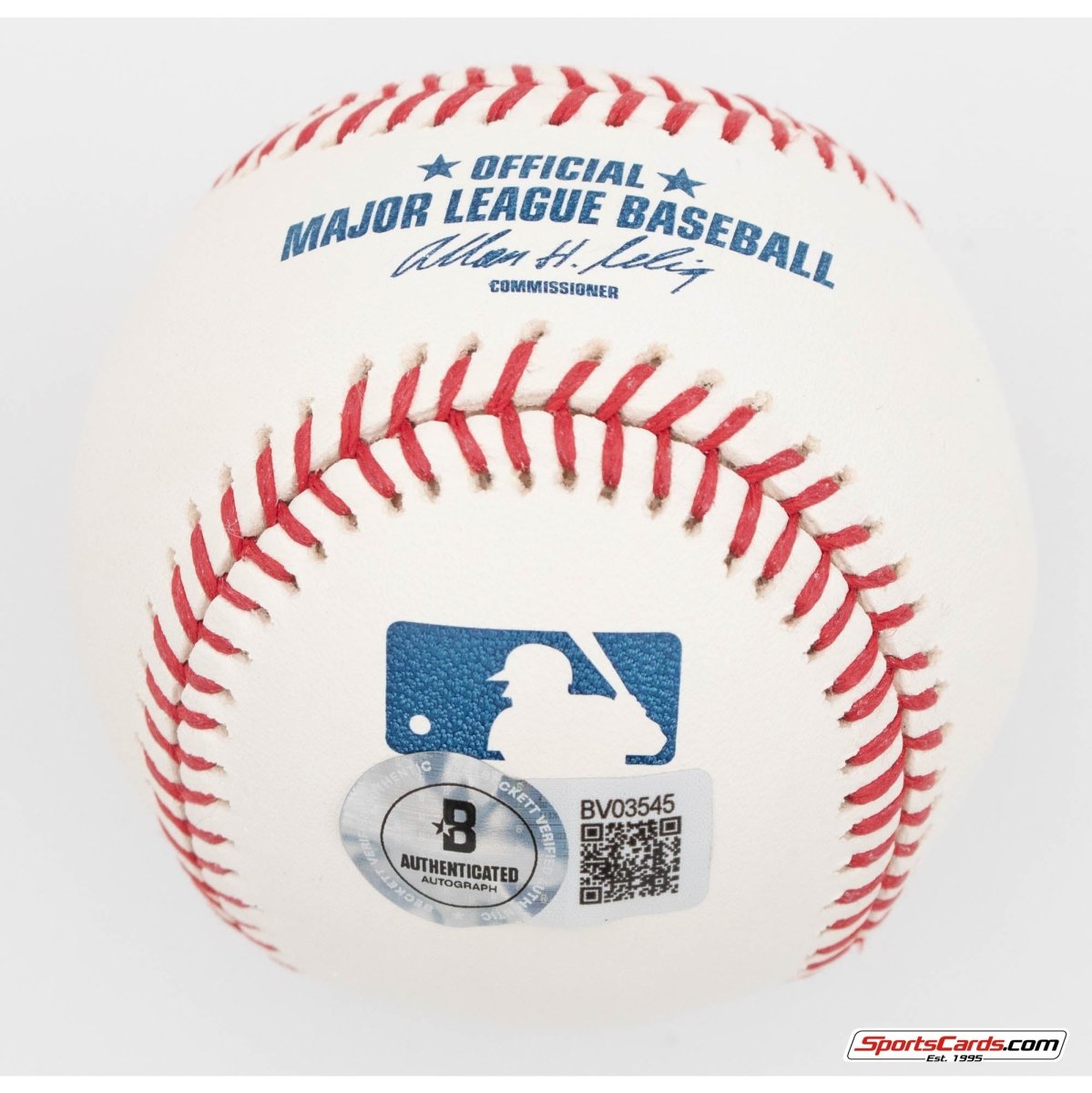 David Ortiz &quot;34 B.P.&quot; Single Signed Autographed Baseball BAS