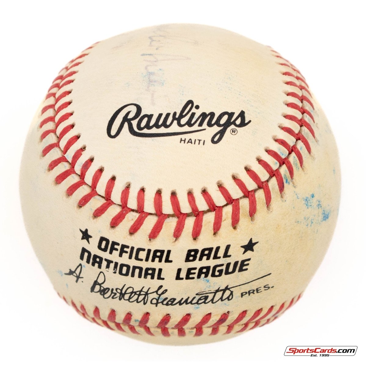 Johnny Double No Hit Vander Meer Single Signed Autographed Baseball BAS