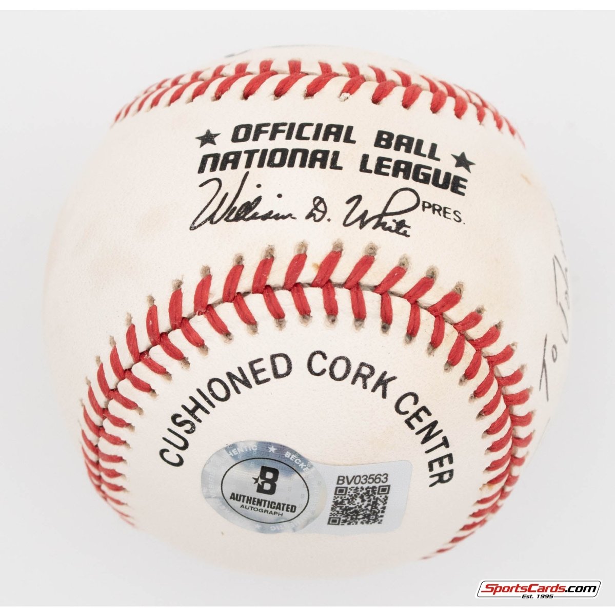 Brett Butler Single Signed Autographed Baseball BAS