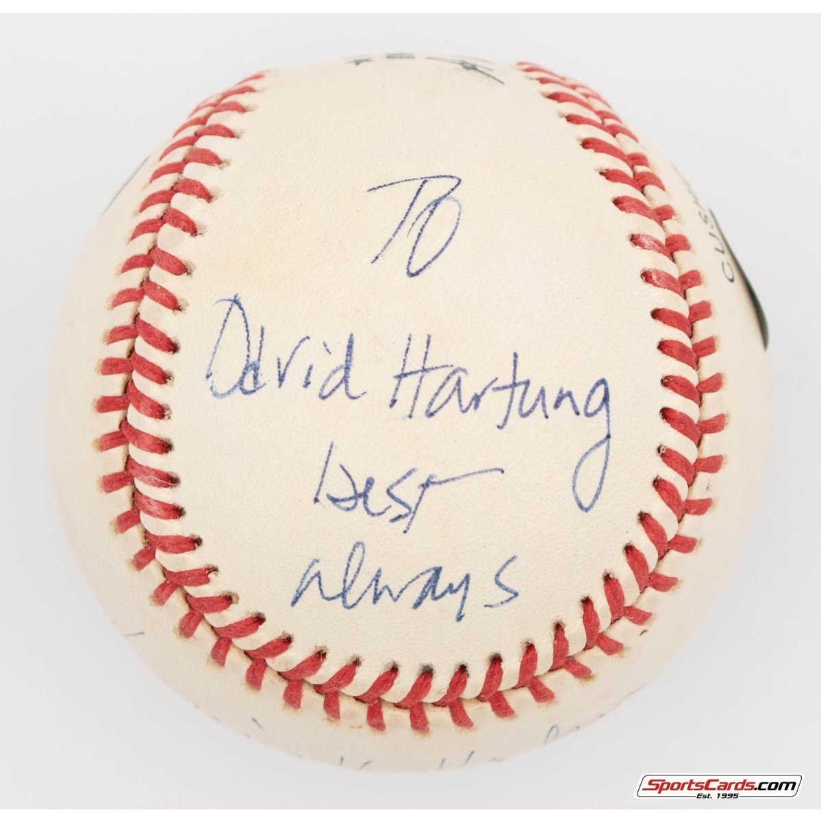 Bowie Kuhn Single Signed Autographed Baseball BAS - MLB Commissioner