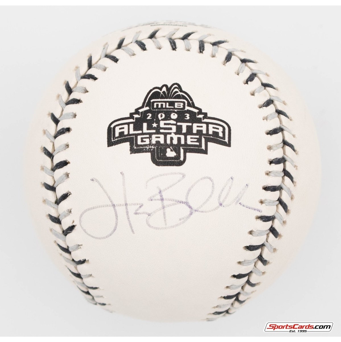 Hank Blalock Single Signed Autographed 2003 All-Star Game Baseball BAS