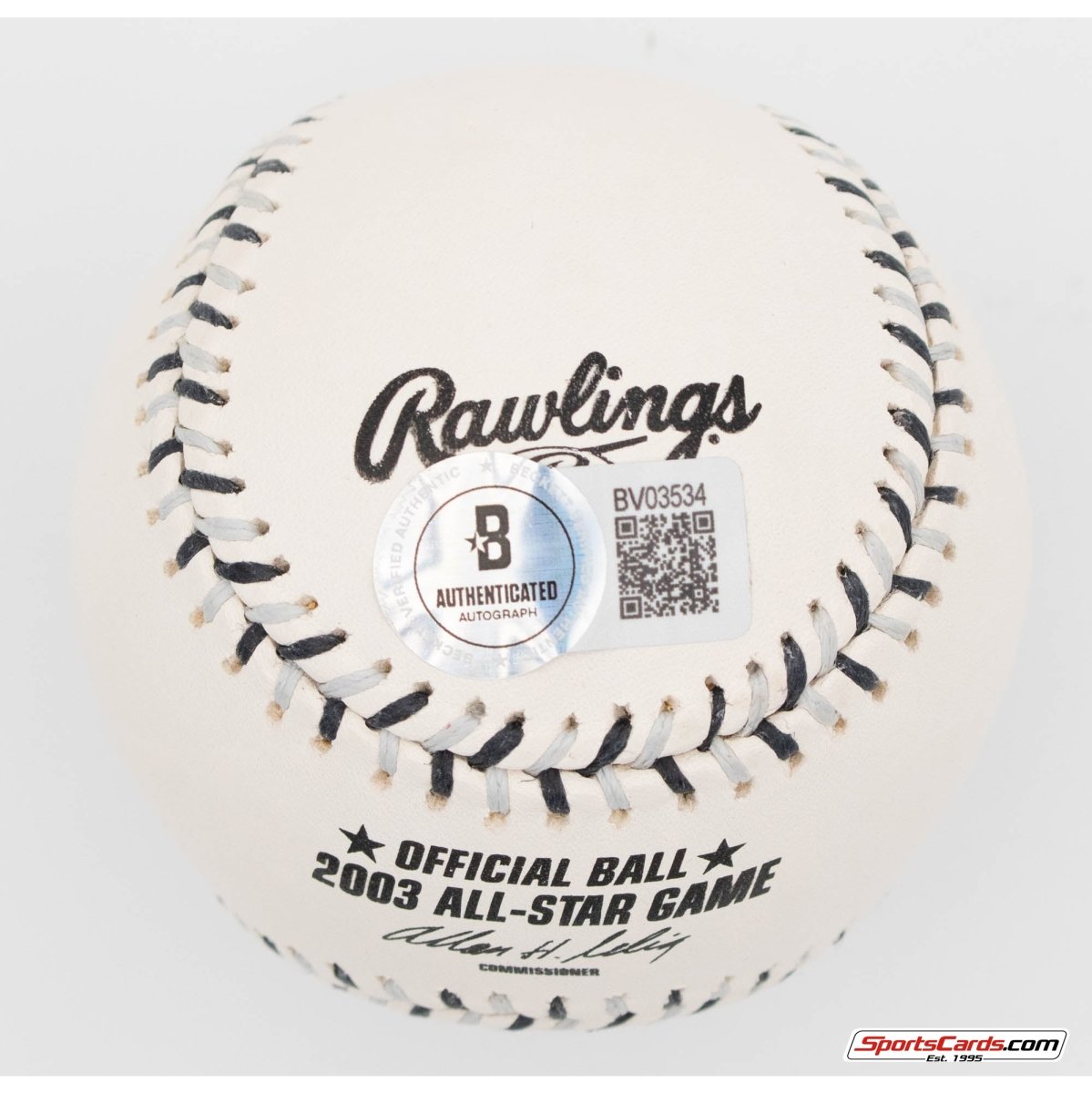 Edgar Martinez Single Signed Autographed 2003 All-Star Game Baseball BAS