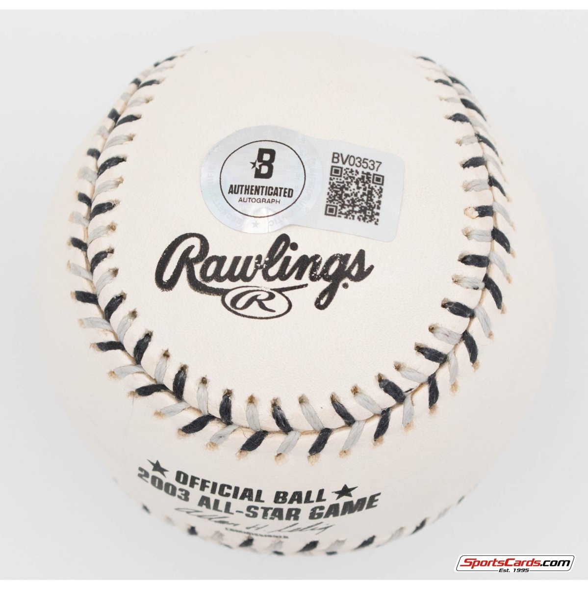 Jamie Moyer Single Signed Autographed 2003 All-Star Game Baseball BAS