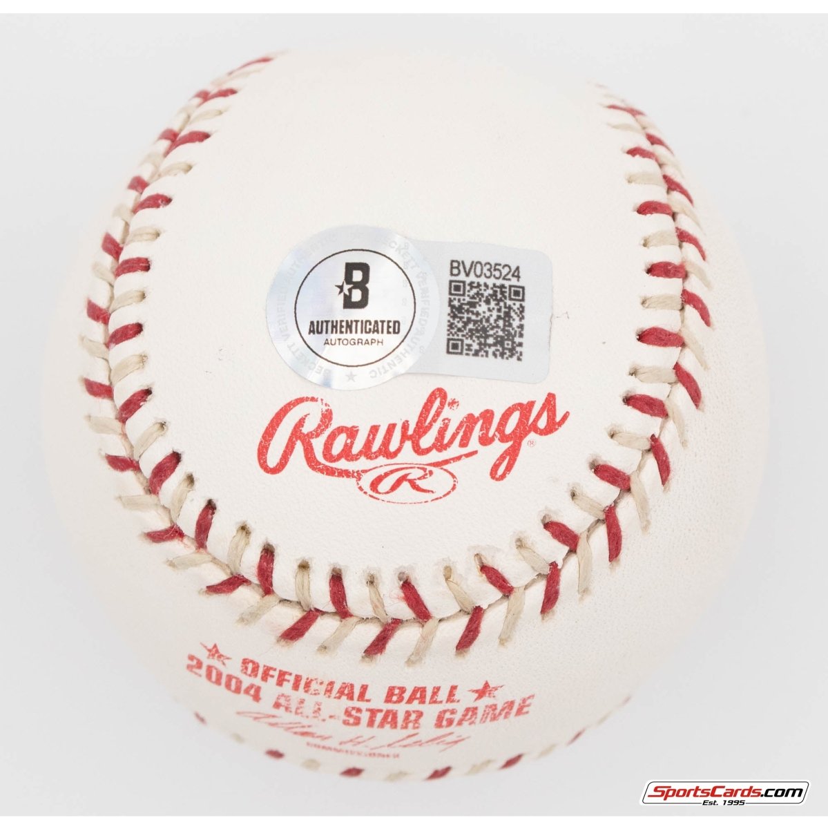 Francisco Rodriguez &quot;#57&quot; Single Signed Autographed 2004 All-Star Game Baseball BAS