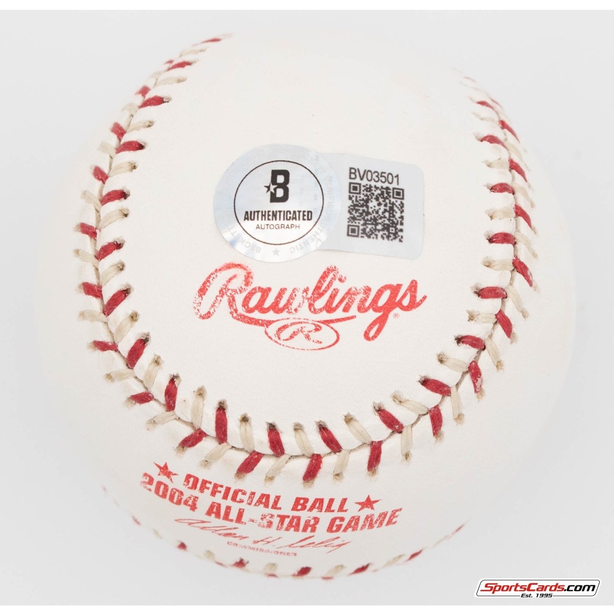 Vladimir Guerrero "#27" Single Signed Autographed 2004 All-Star Game Baseball BAS