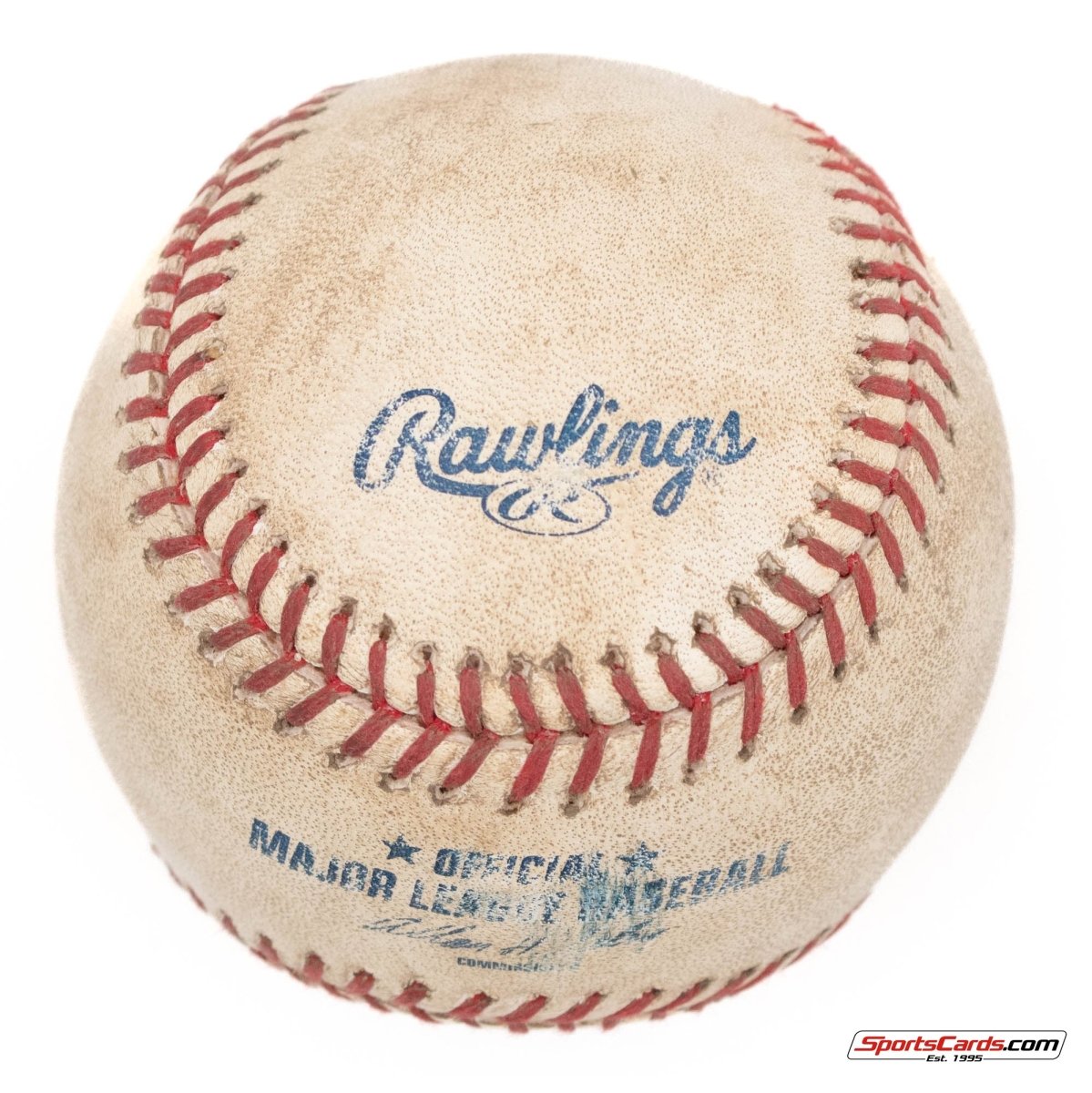 Jared Weaver Single Signed Autographed MLB Game Used Baseball BAS