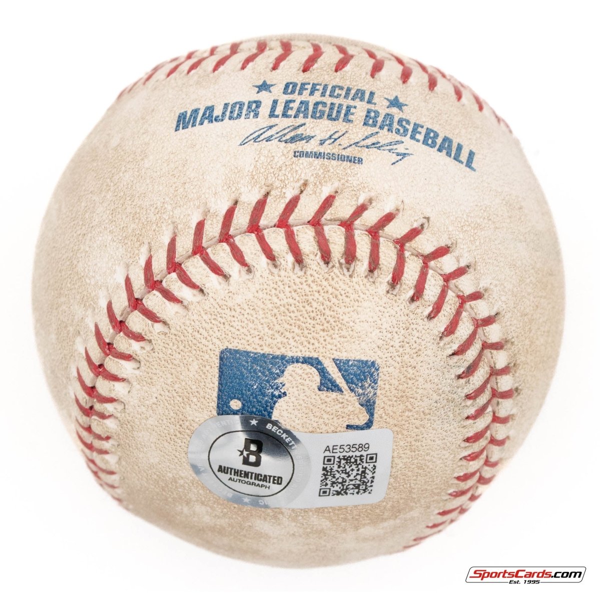 Mike Trout Rookie Era Signed Autographed MLB Game Used Baseball BAS