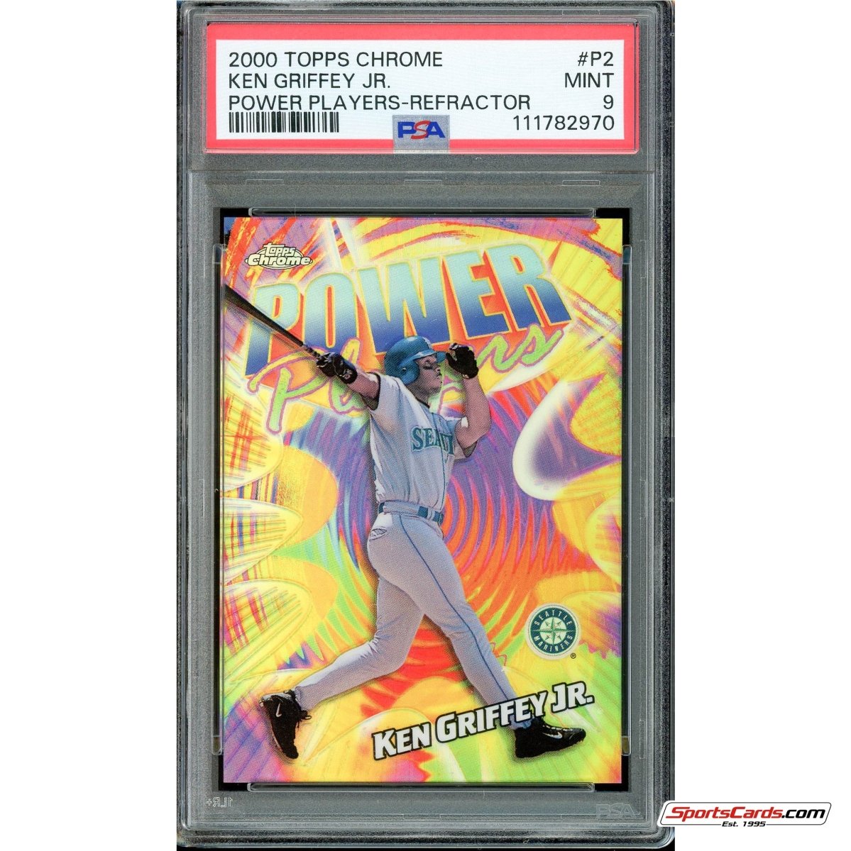 2000 Topps Chrome Power Players Refractor Ken Griffey Jr. #P2