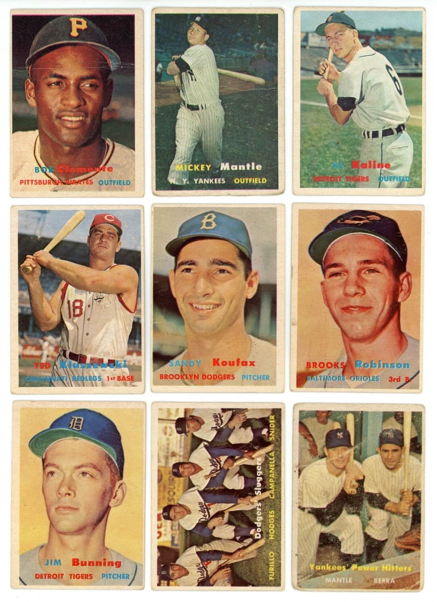 1957 TOPPS BASEBALL COMPLETE SET BREAK - 10 CARDS PER BOX! HOFer in every box!