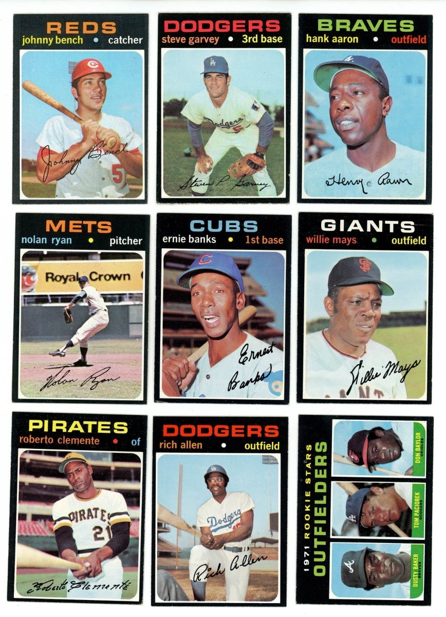 1971 TOPPS BASEBALL COMPLETE SET BREAK - 23 CARDS PER BOX! WITH 2 HOFers AND 3 HIGH NUMBER CARDS!