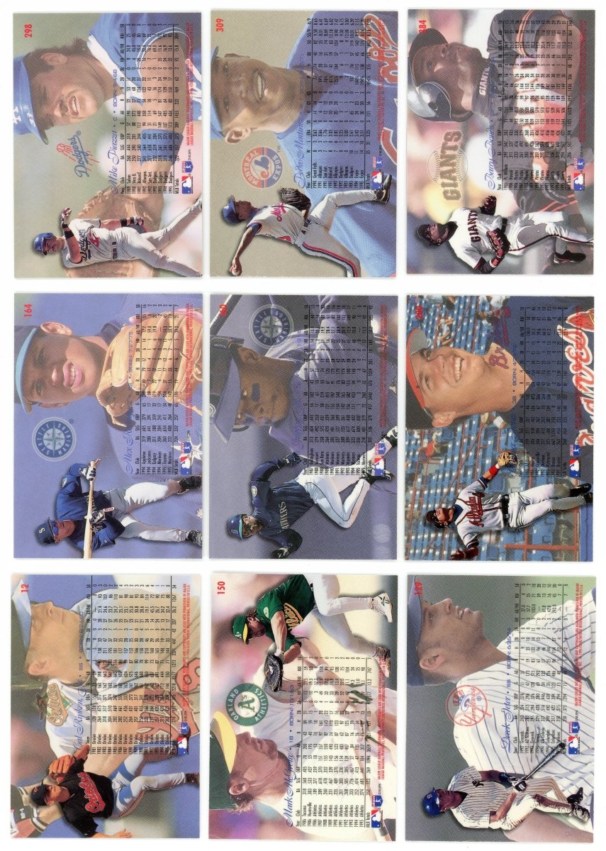 1996 Flair Baseball Complete Set (400 Cards) - Jeter, Bonds, Griffey Jr. &amp; More