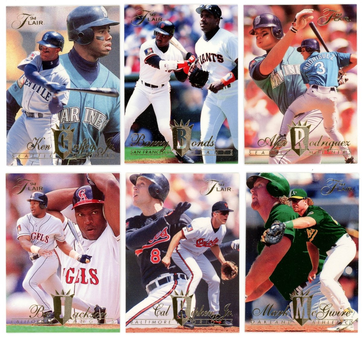 1994 Flair Baseball Complete Set (450 Cards) - Bonds, Griffey Jr., AROD RC & More