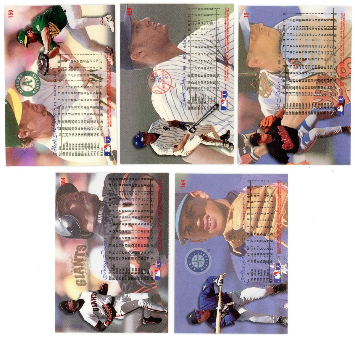 1996 Flair Baseball Complete Gold Set (400 Cards) - Jeter Bonds Griffey Jr. &amp; More