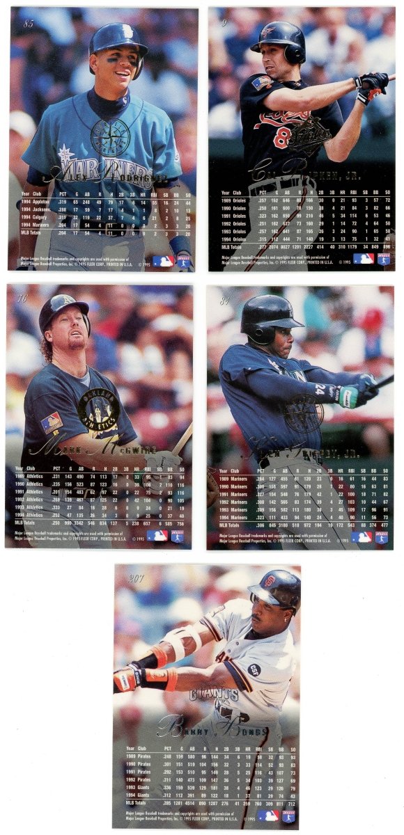1995 Flair Baseball Complete  Set (432/432) - Bonds Griffey Jr. & More