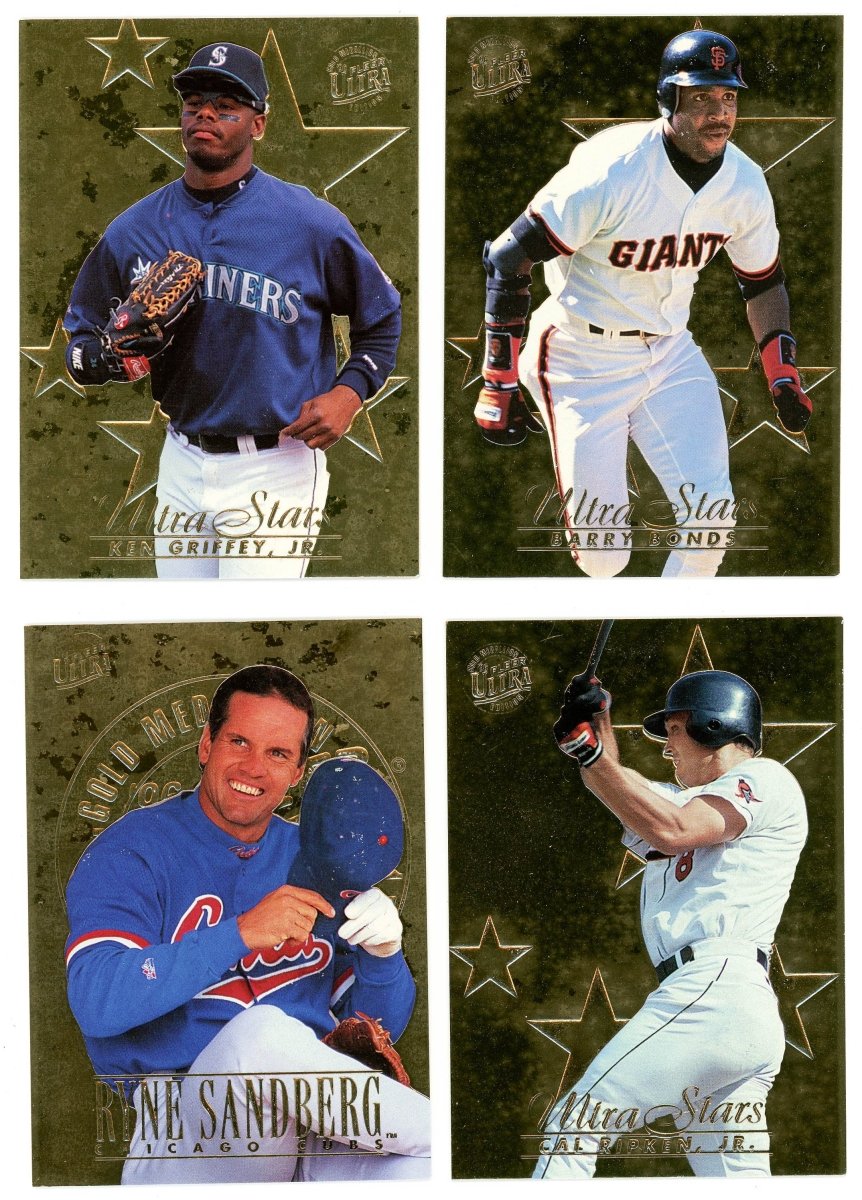 1996 Fleer Ultra Baseball Series 2 Gold Medallion Near Complete Set (299/300)