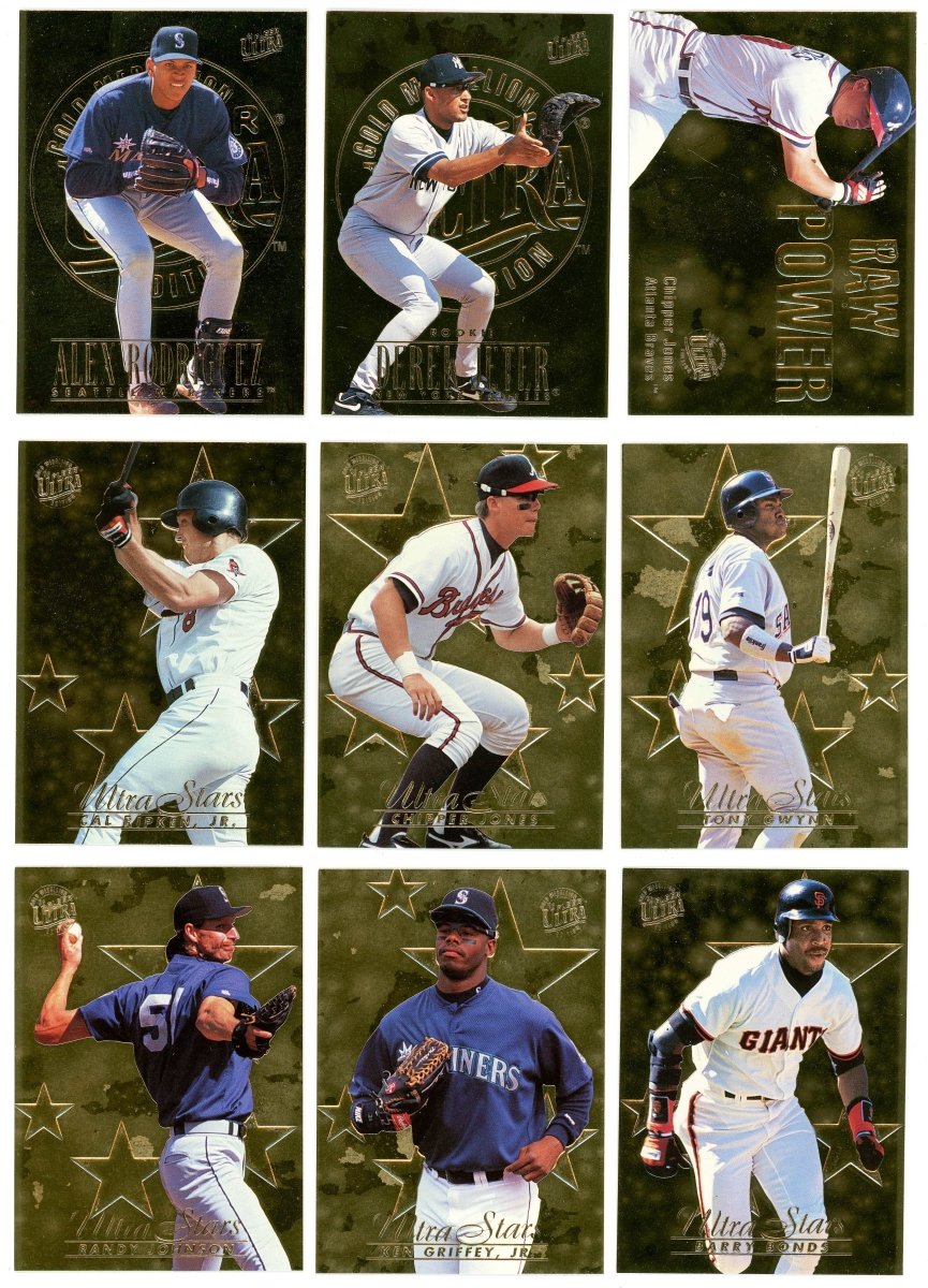 1996 Fleer Ultra Baseball Gold Medallion Near Complete Set (599/600)