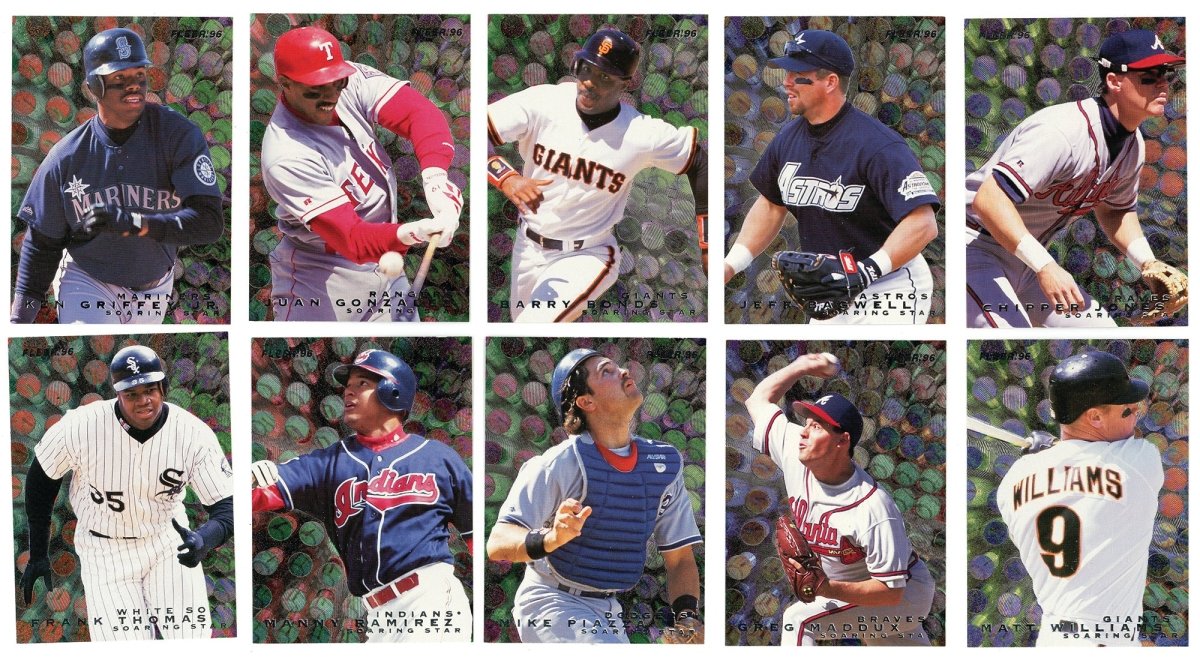 1996 Fleer Tiffany Baseball Complete Set w/ Update Set &amp; Insert Sets