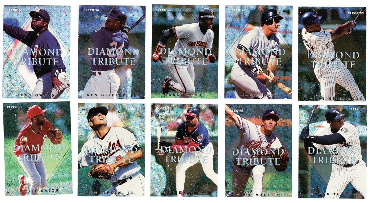 1996 Fleer Tiffany Baseball Complete Set w/ Update Set &amp; Insert Sets
