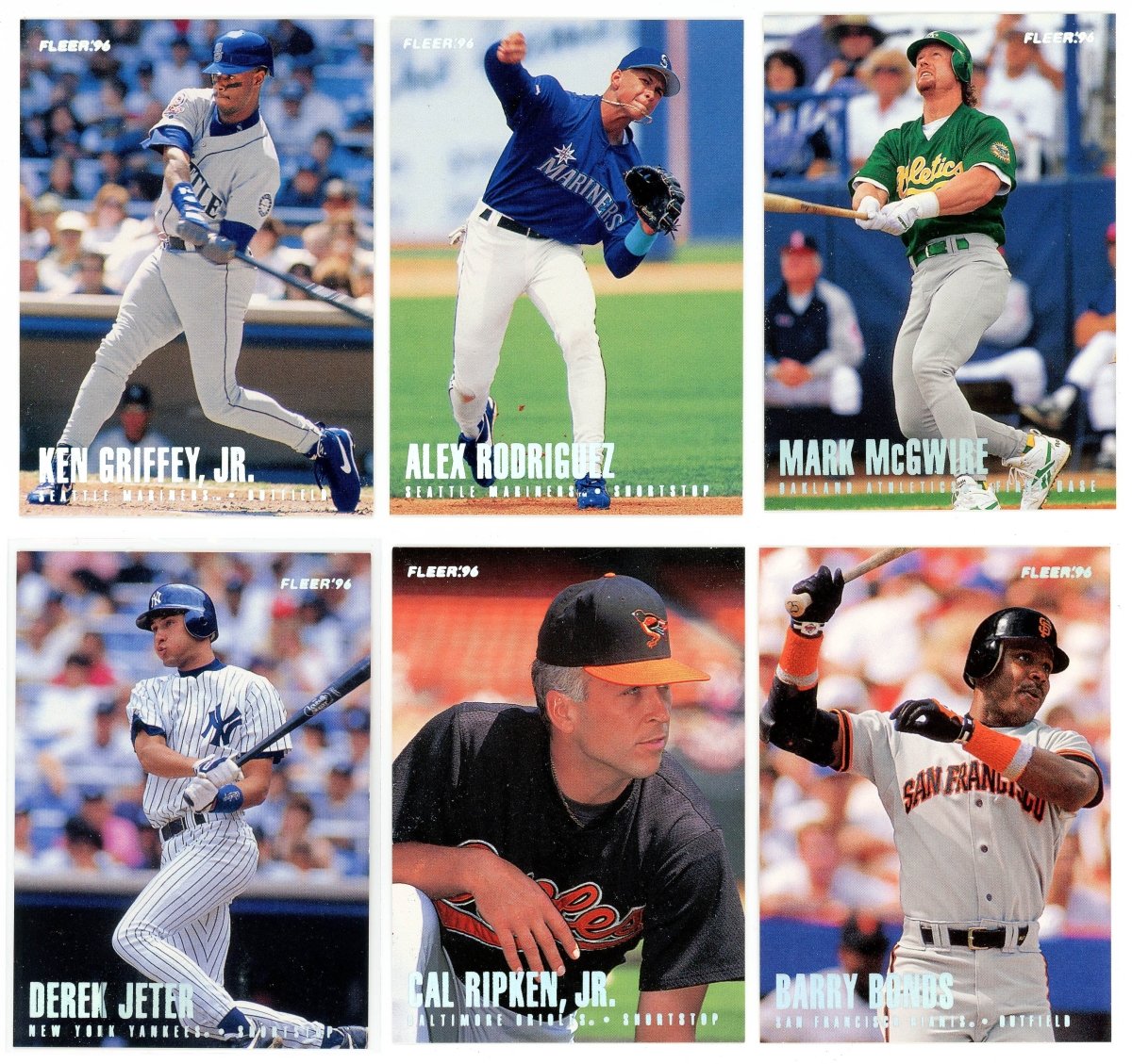 1996 Fleer Tiffany Baseball Complete Set w/ Update Set &amp; Insert Sets