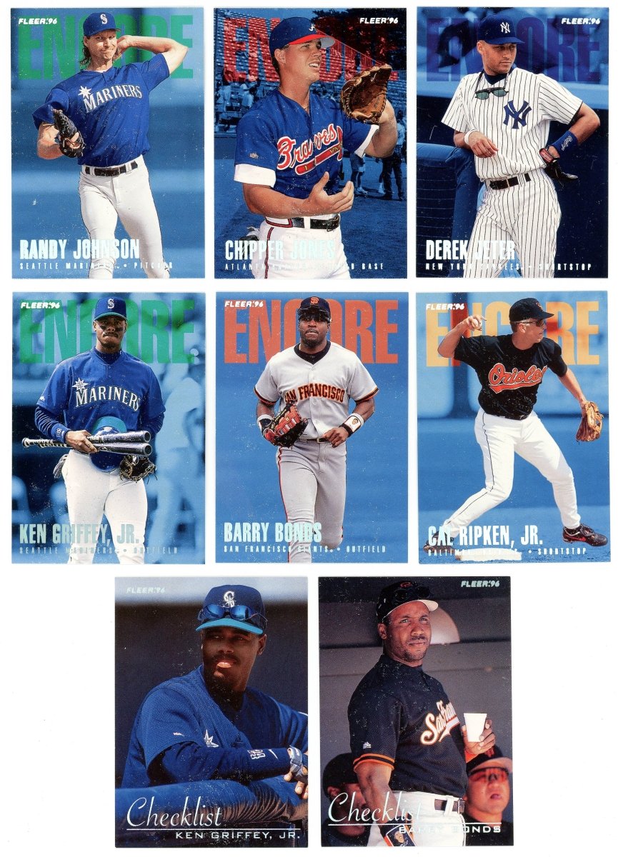 1996 Fleer Tiffany Baseball Complete Set w/ Update Set &amp; Insert Sets