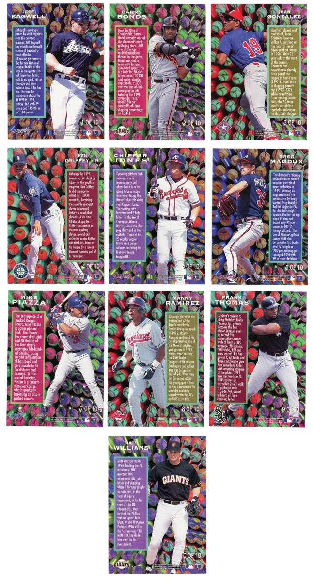 1996 Fleer Tiffany Baseball Complete Set w/ Update Set &amp; Insert Sets