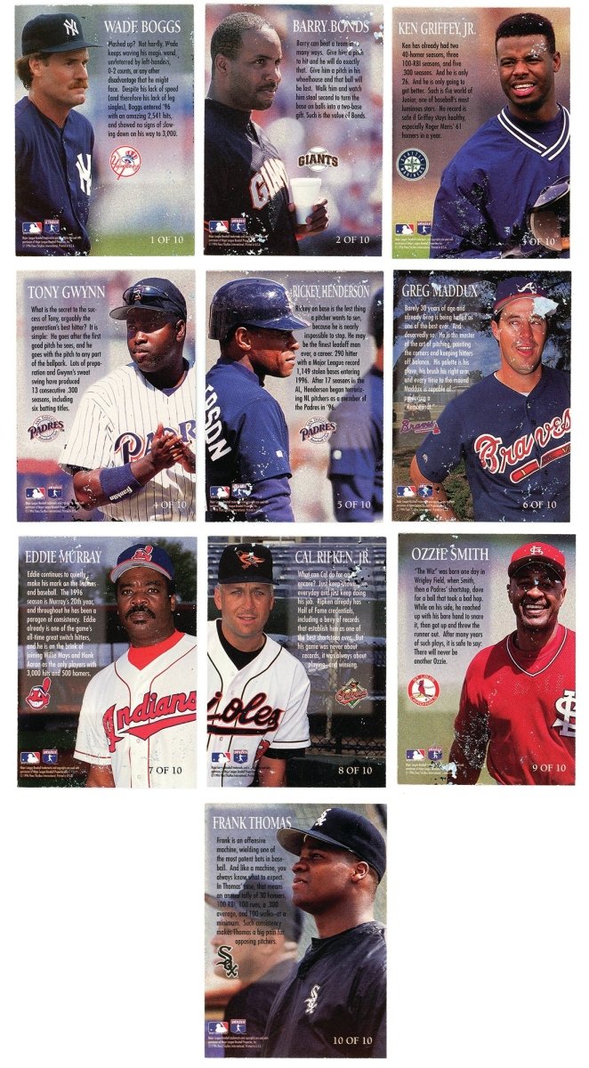 1996 Fleer Tiffany Baseball Complete Set w/ Update Set &amp; Insert Sets