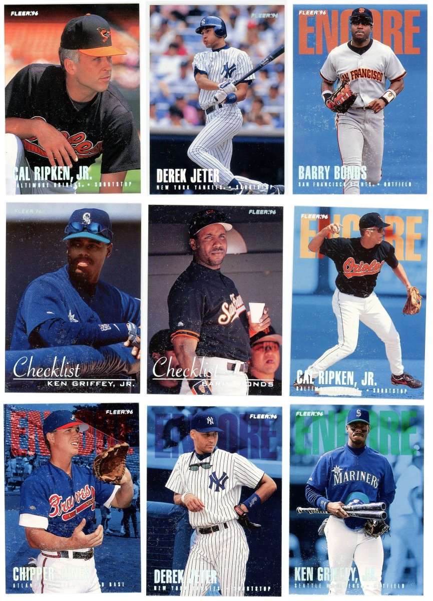 1996 Fleer Tiffany Baseball Complete Set w/ Update Set &amp; Insert Sets