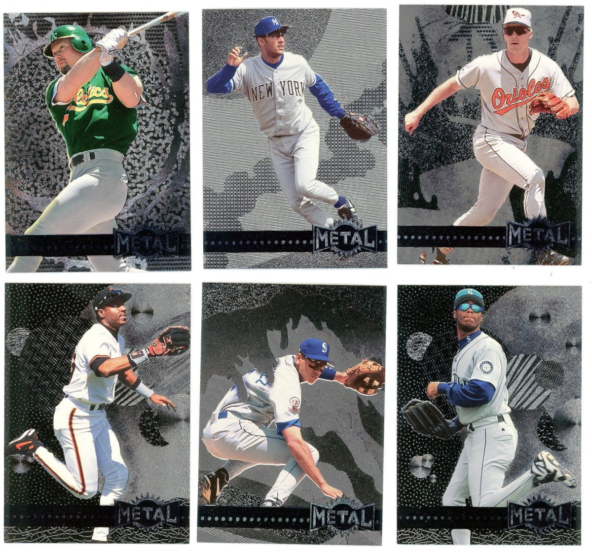 1996 Fleer Metal Universe Platinum Baseball Complete Set (250/250)